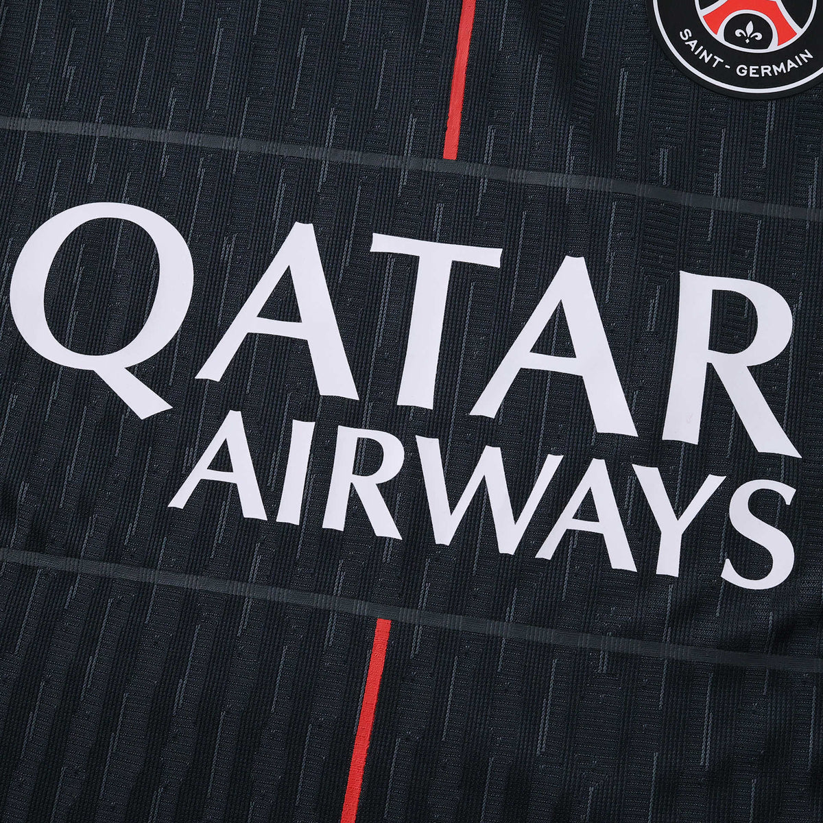 Paris Saint-Germain Fourth Jersey 2025/26 Player Version - Black Red Stripe - photo 4