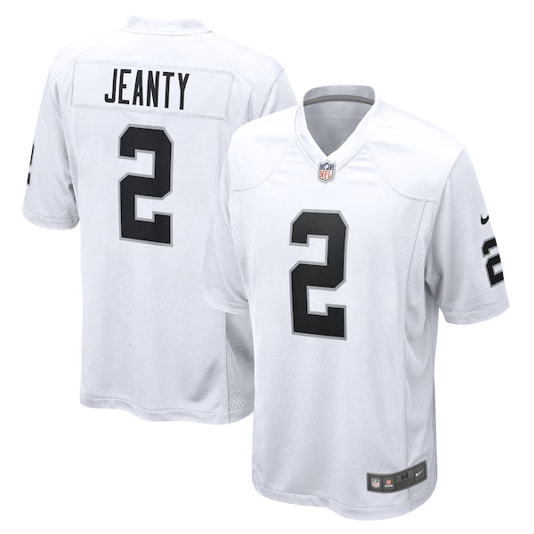 Las Vegas Raiders Ashton Jeanty Game Jersey White - photo 5