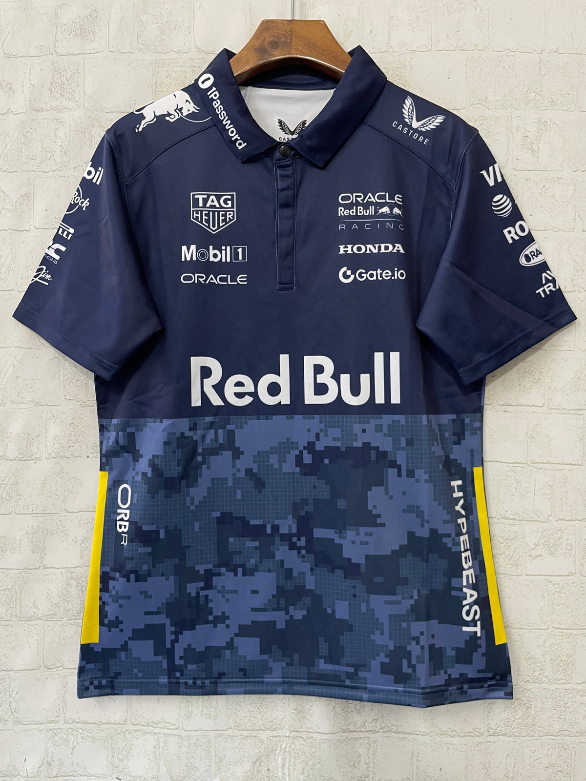 Red Bull Racing Special Edition Track Polo Shirt Navy 2025 - photo 3