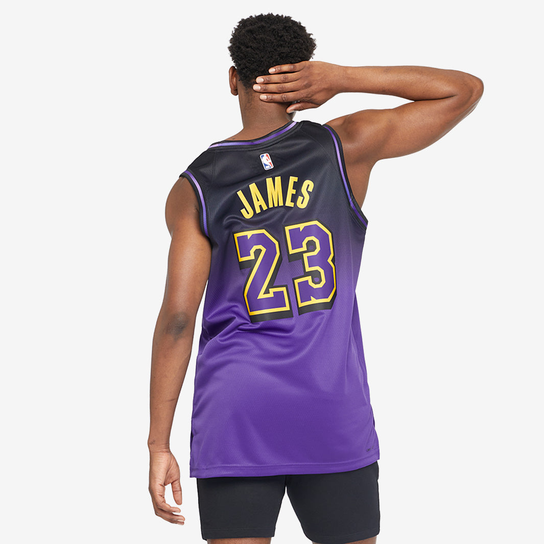 Los Angeles Lakers LeBron James 2024 City Edition Swingman Jersey - photo 3