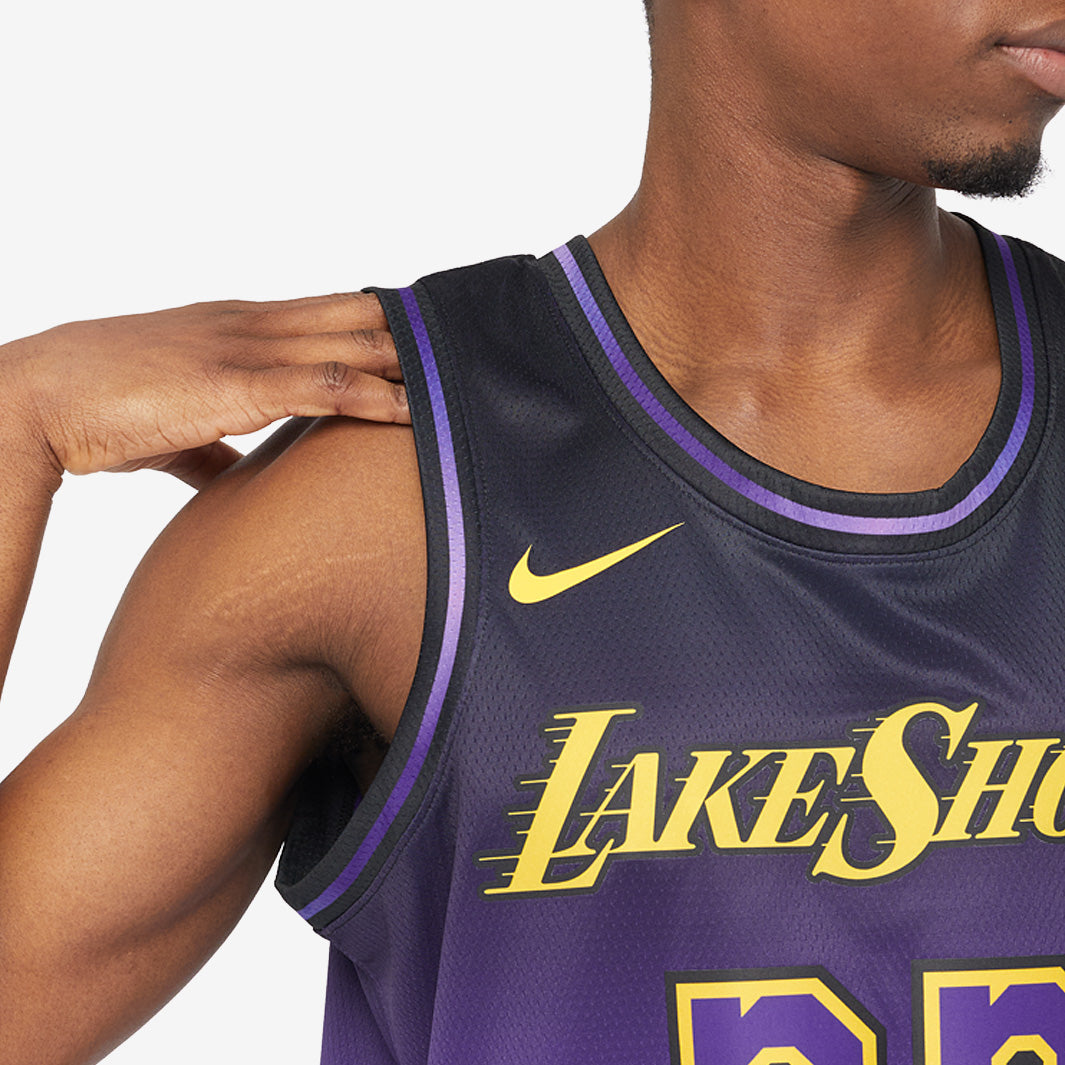 Los Angeles Lakers LeBron James 2024 City Edition Swingman Jersey - photo 4