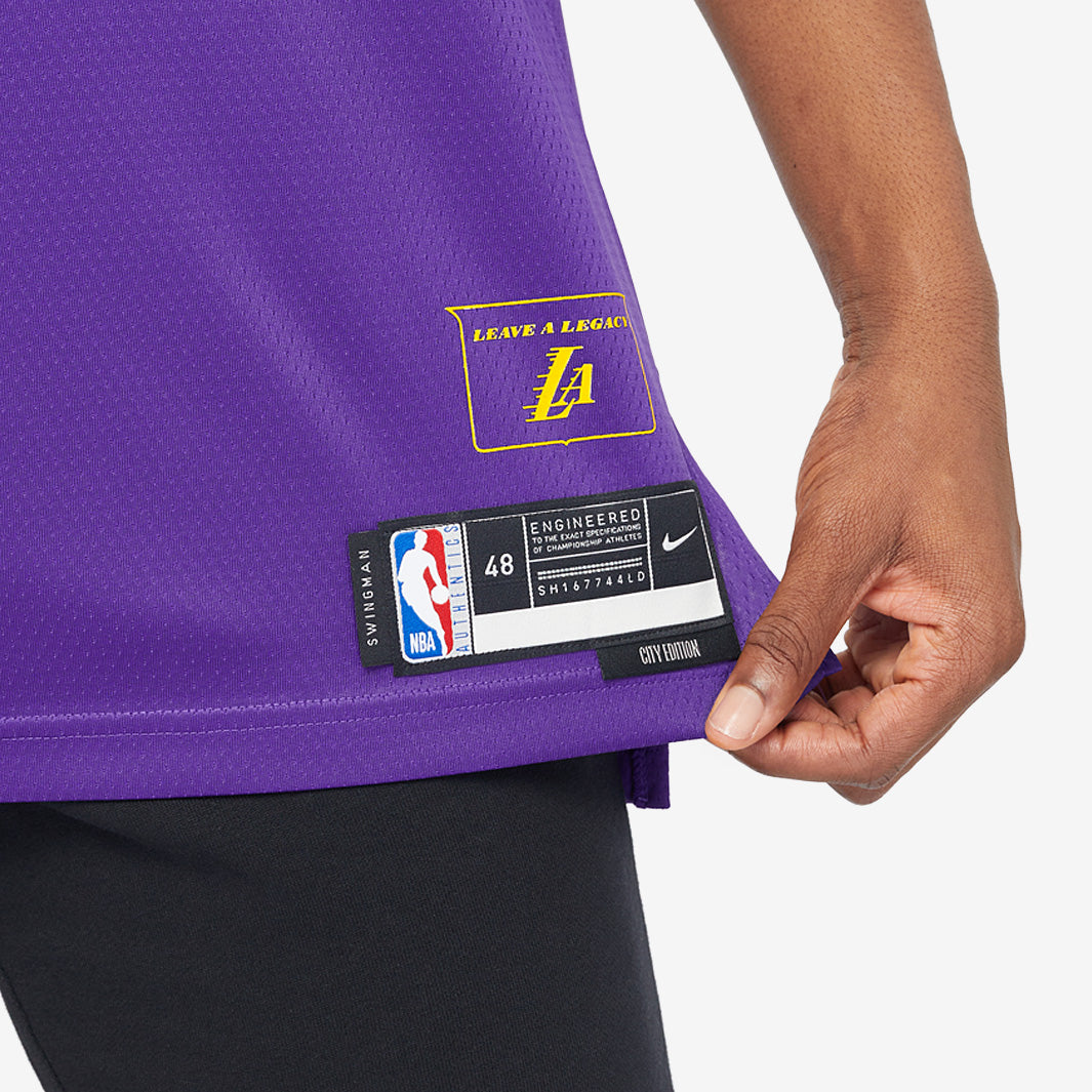 Los Angeles Lakers LeBron James 2024 City Edition Swingman Jersey - photo 5