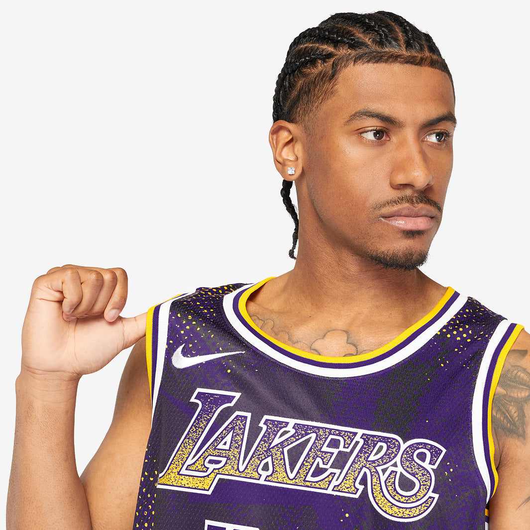 Los Angeles Lakers LeBron James Dri-FIT Select Series Jersey - photo 4