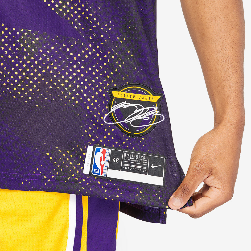 Los Angeles Lakers LeBron James Dri-FIT Select Series Jersey - photo 5