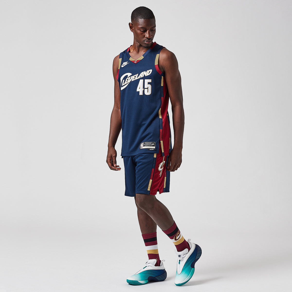 Cleveland Cavaliers Donovan Mitchell 2025 Hardwood Classics Swingman Jersey - photo 3