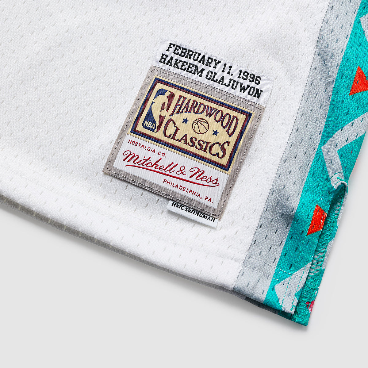 Hakeem Olajuwon All-Star West 1996 Swingman Jersey - photo 3