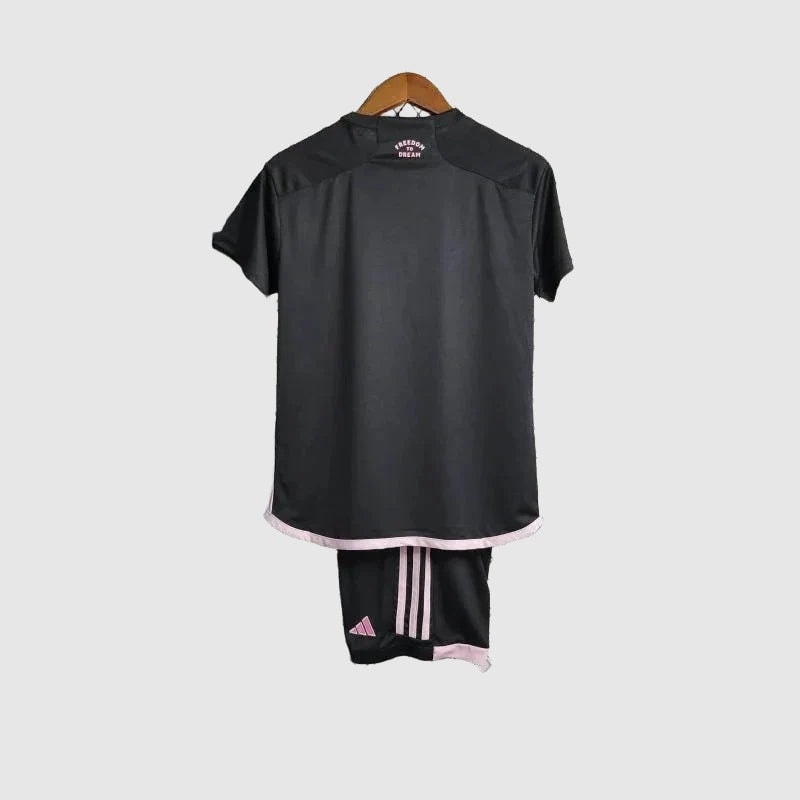Inter Miami Away Kids Kit 2024/25 - Black And Pink - photo 2