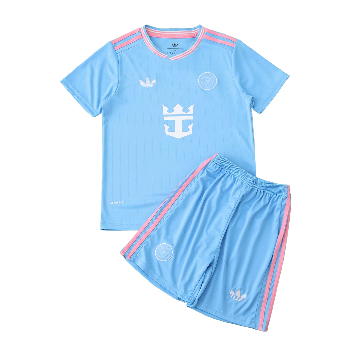 Kit Infantil Inter Miami II 25/26 - Azul-Celeste e Rosa