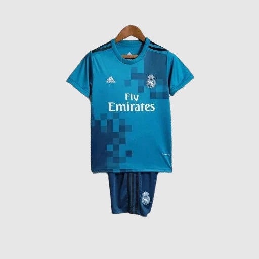 Real Madrid Retro Away Kids Kit 2017/18