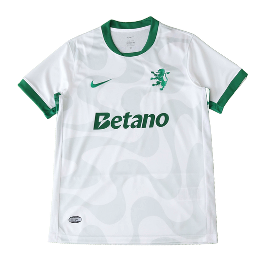 Sporting CP Away Jersey 2025/26 - White And Green