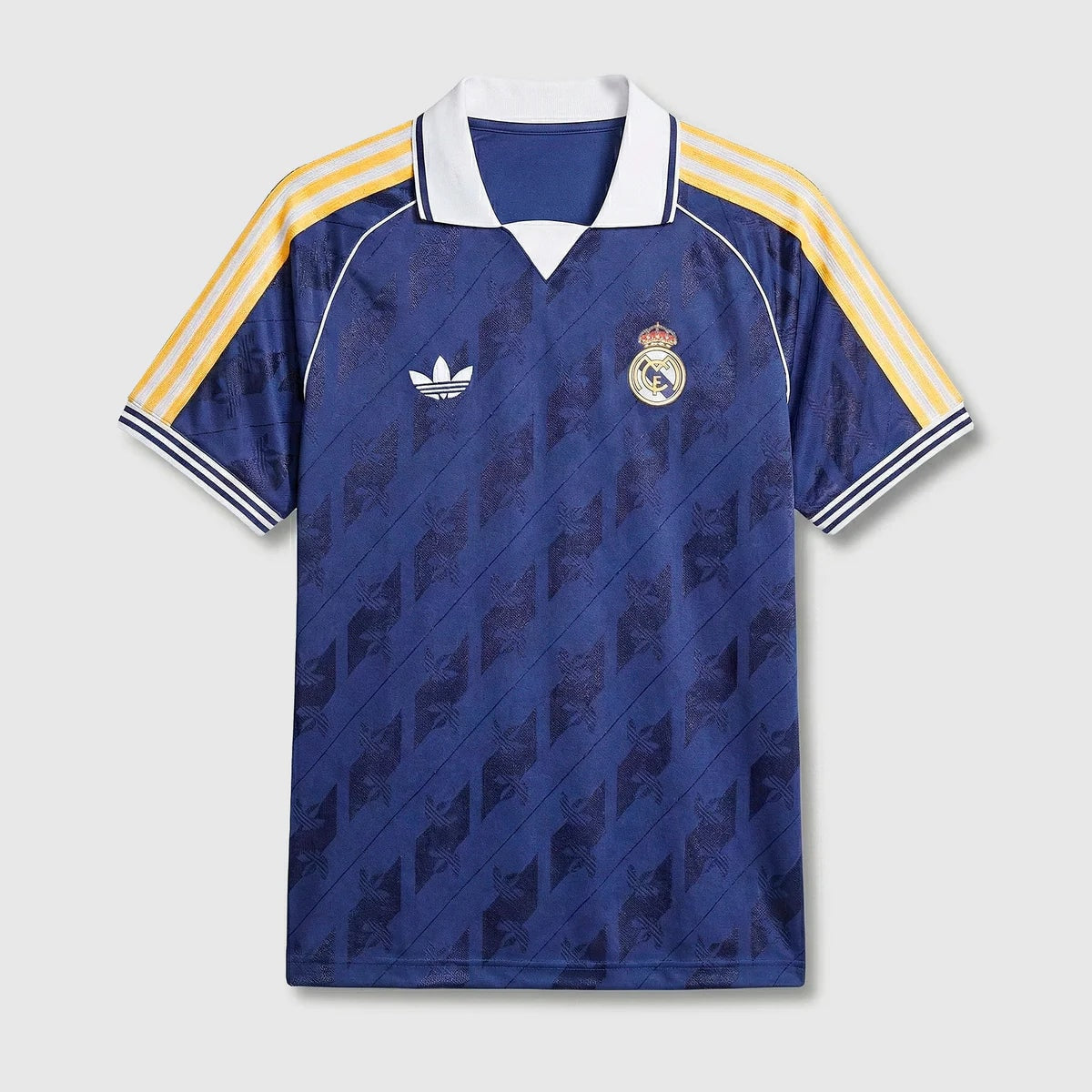 Real Madrid Travel 2025/26 Fan Jersey - Navy And Gold Collar