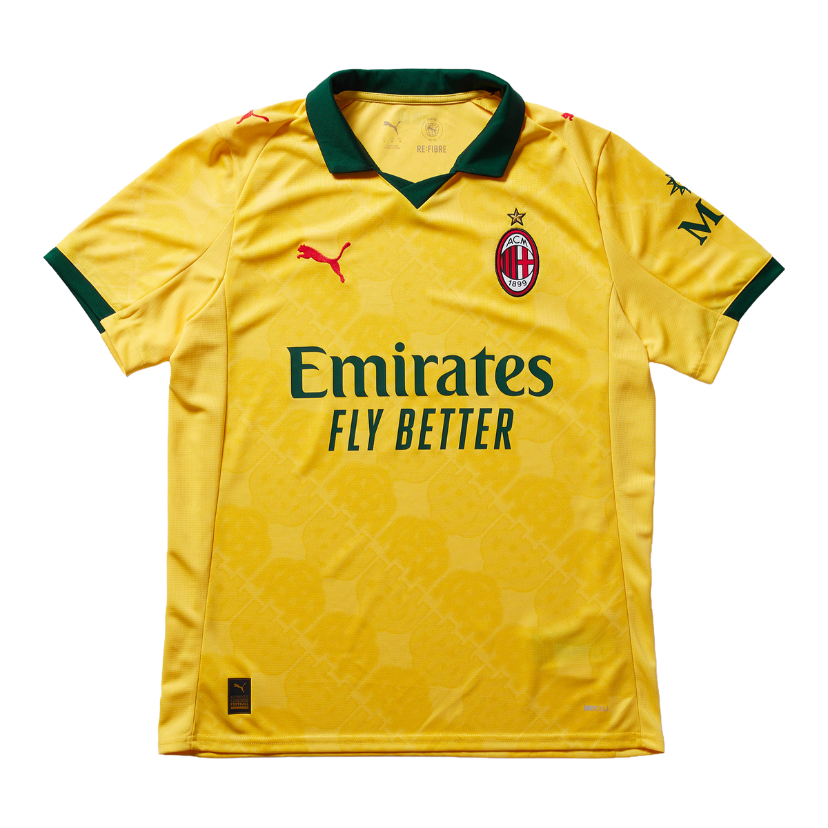 AC Milan Away Jersey 2025/26 - Yellow And Green