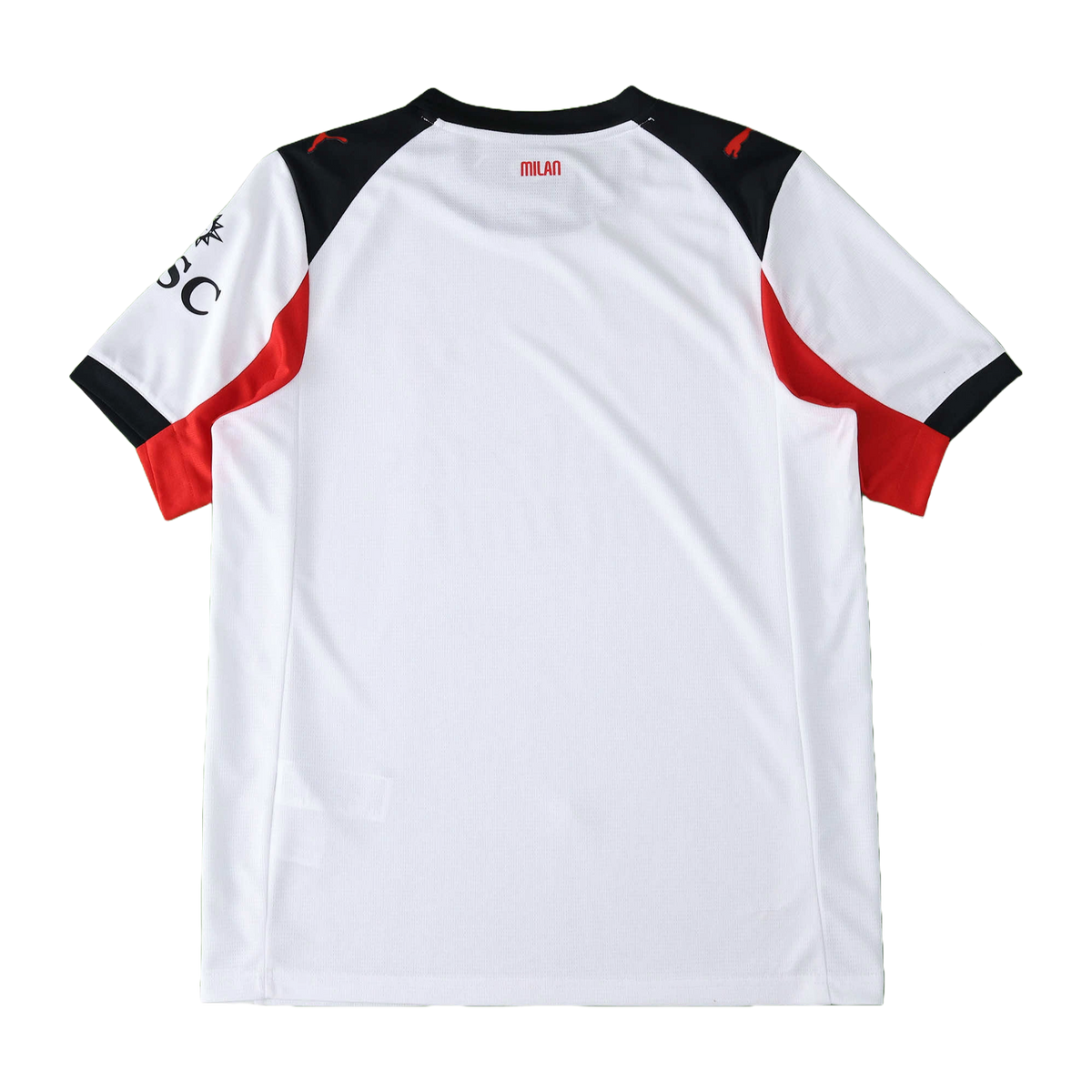 AC Milan Away Jersey 2025/26 - White Red And Black - photo 2