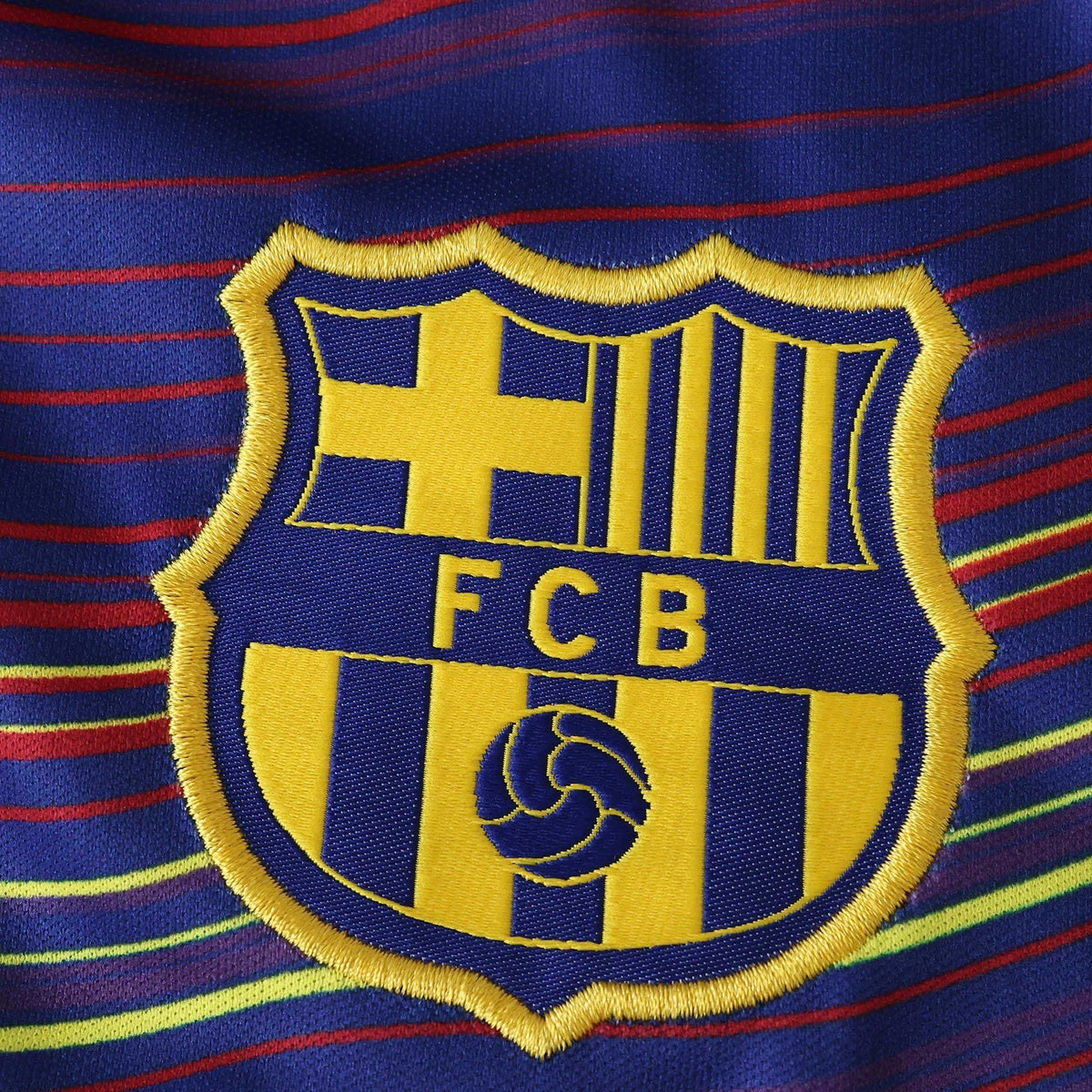 Barcelona Pre-Match Third Jersey 2025/26 - Multicolor Wave Stripes - photo 2