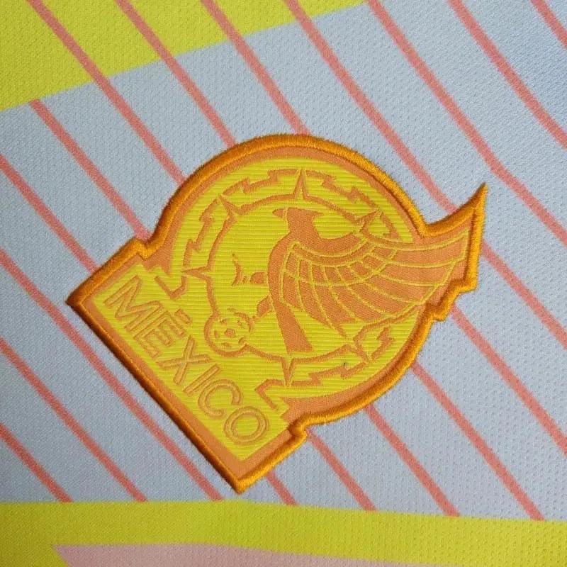 Mexico Goalkeeper Jersey 2024/25 - Yellow And Pink - photo 3