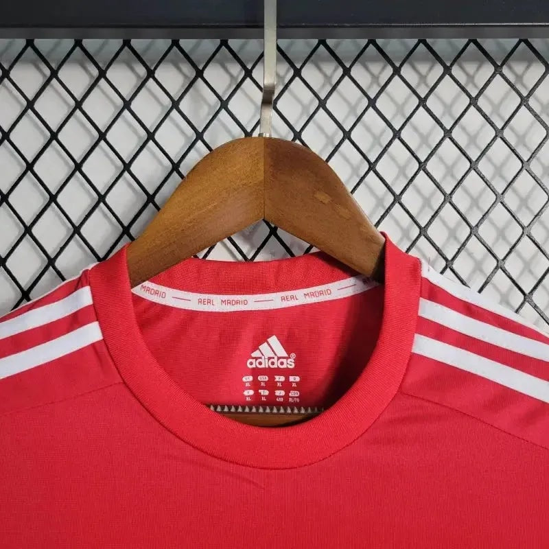 Real Madrid Retro Away Long Sleeve Jersey 2011/12 - Red And White - photo 8