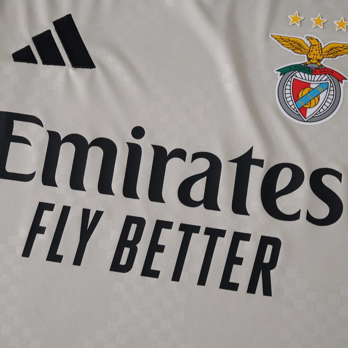 Camisa Benfica II 25/26 Torcedor - Cinza Listras Pretas - foto 5