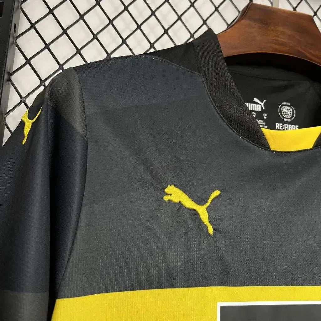 Borussia Dortmund Away Jersey 2024/25 - Black And Yellow - photo 3