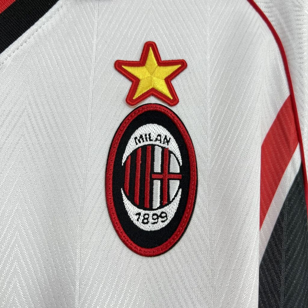 AC Milan Retro Away Jersey 1997/98 - White And Red - photo 4