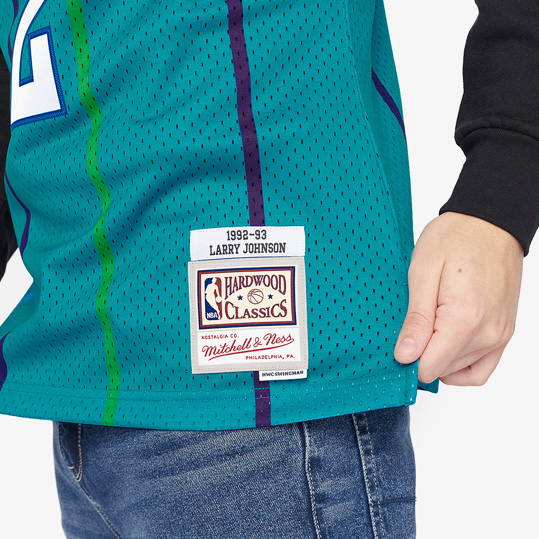 Charlotte Hornets Larry Johnson Swingman Jersey - photo 5