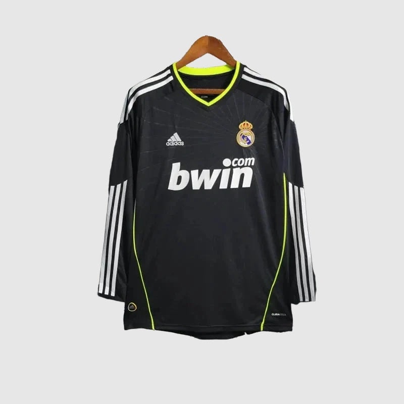 Real Madrid Retro Away Long Sleeve Jersey 2010/11