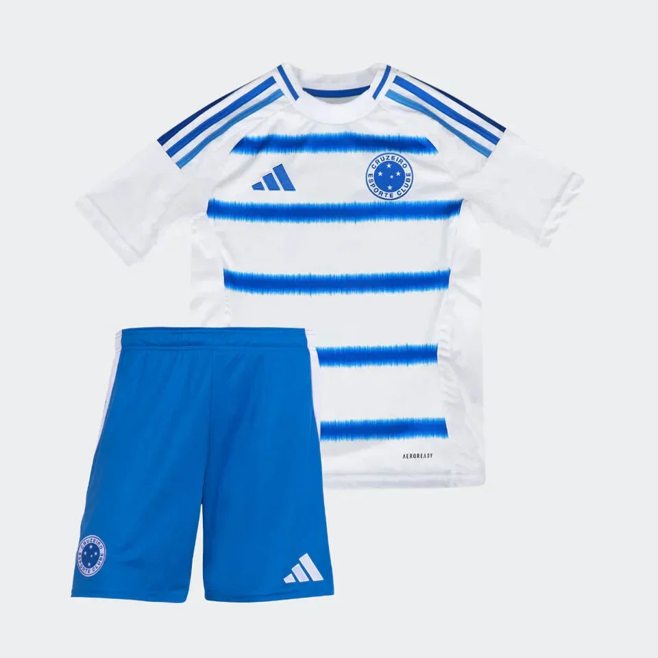 Cruzeiro Away Kids Kit 2025/26