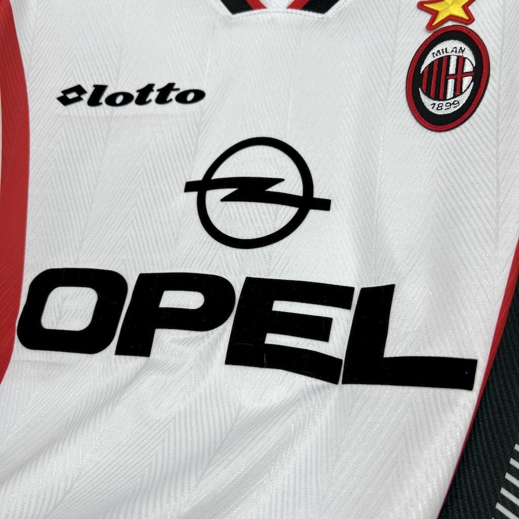 AC Milan Retro Away Jersey 1997/98 - White And Red - photo 3