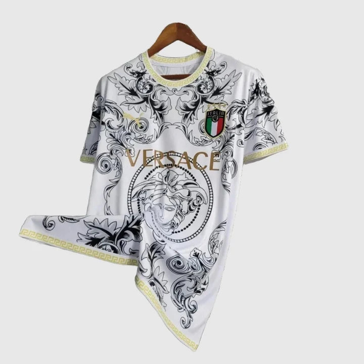 Italy Special Edition Jersey - White Baroque Print