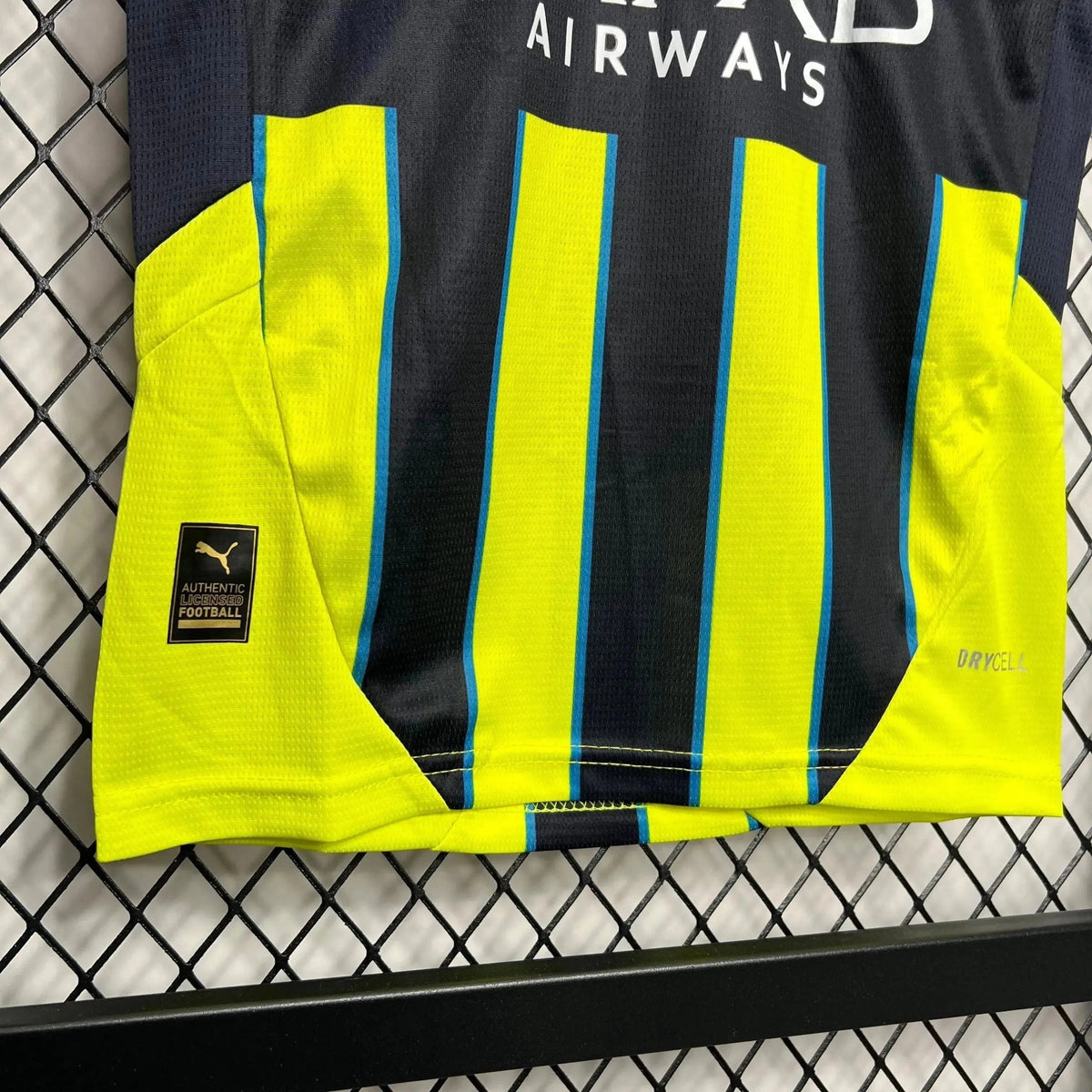 Manchester City Away Kids Kit 2024/25 - Navy And Yellow Stripes - photo 4