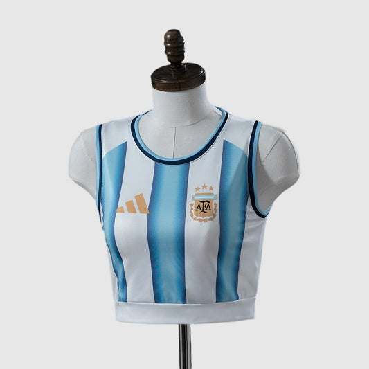 Argentina Home 2026/27 Women's Crop Tank Top