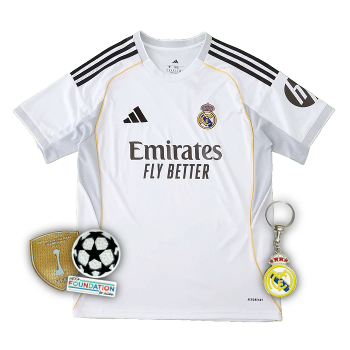Real Madrid Home Jersey 2025/26