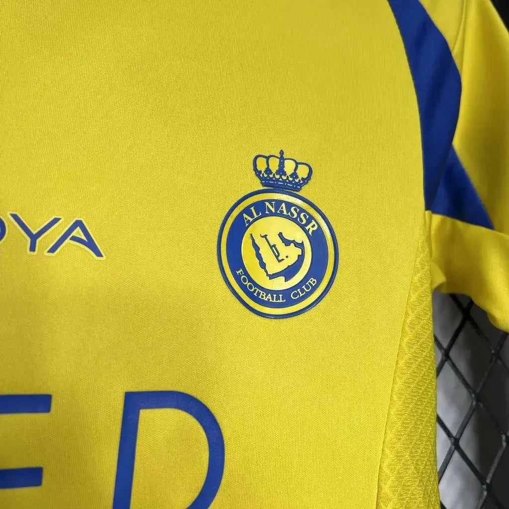 Al Nassr Home Kids Kit 2024/25 - photo 4