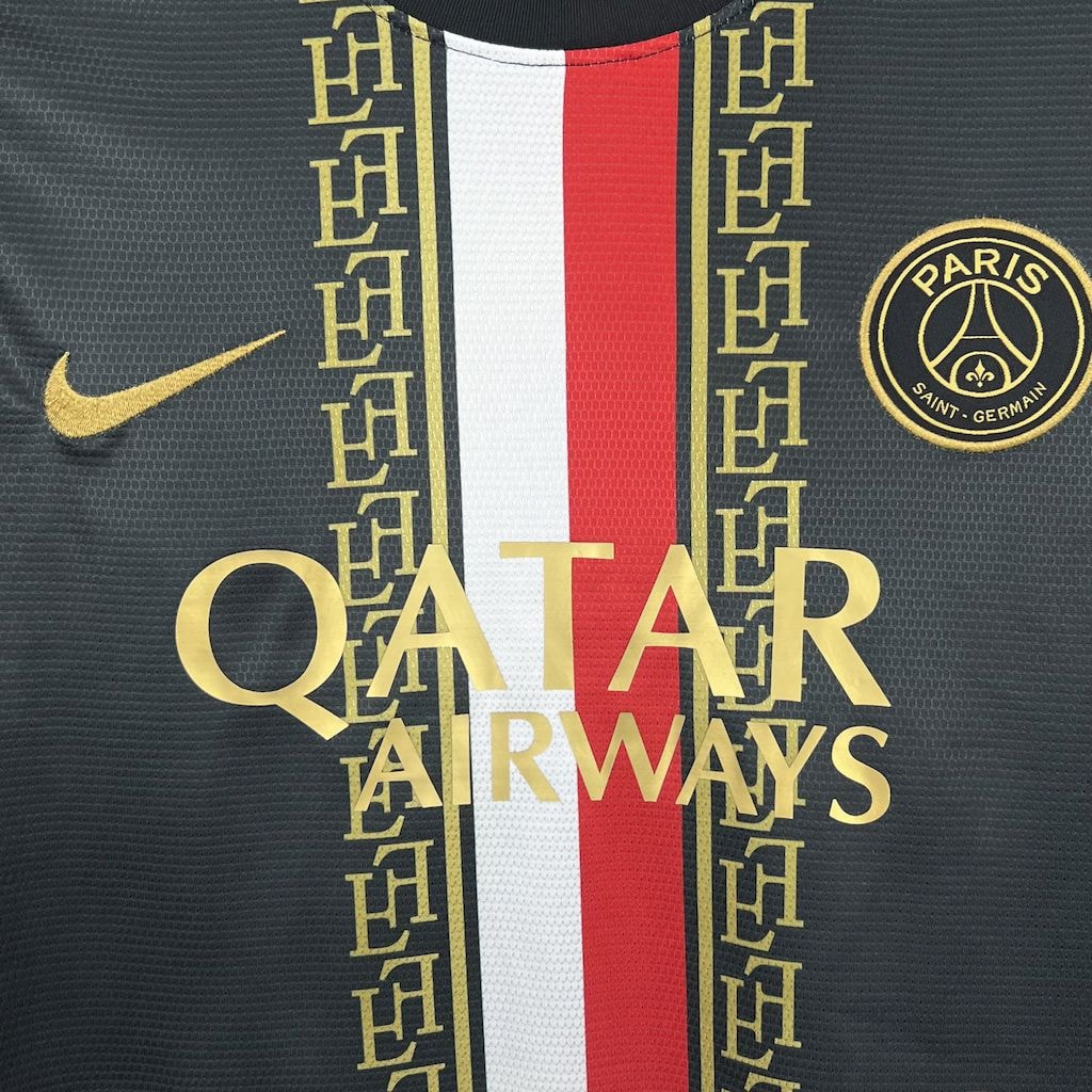Paris Saint-Germain Special Edition Jersey - Black Gold Stripe - photo 3
