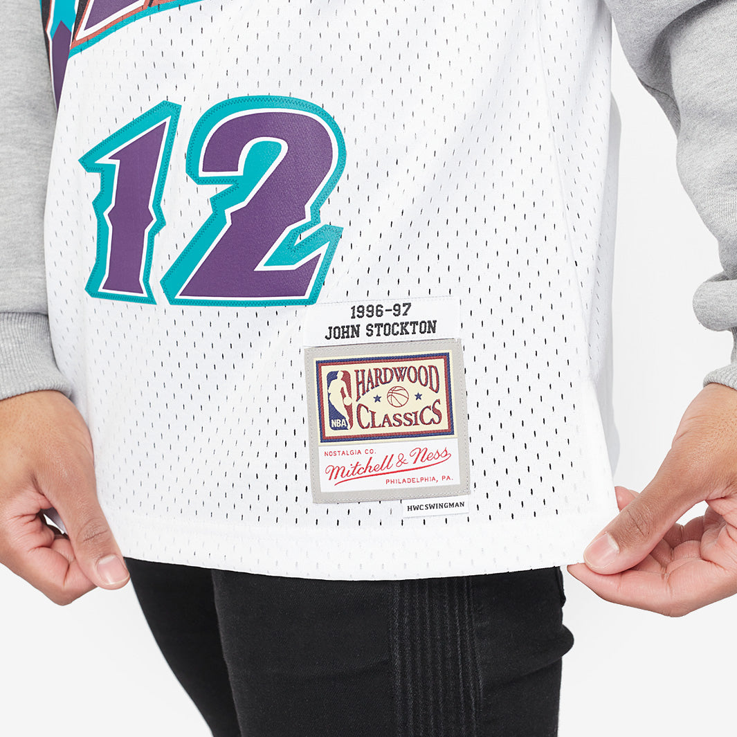 Utah Jazz John Stockton Swingman Jersey - photo 4
