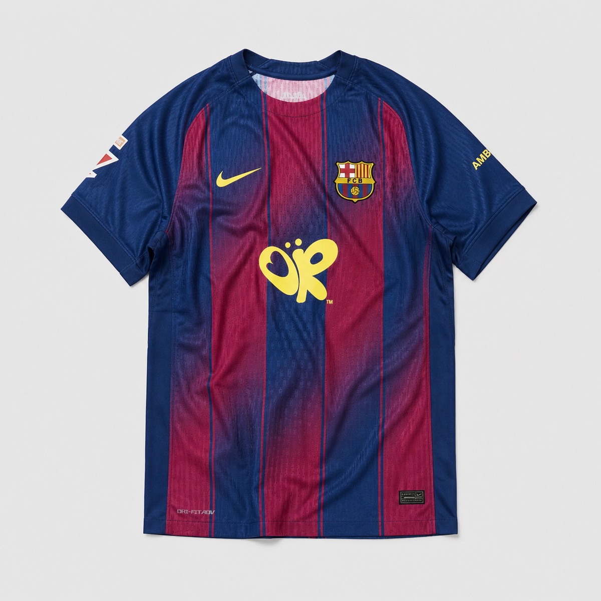 Camisa Barcelona I 25/26 Jogador - Logo Amarelo Bolha