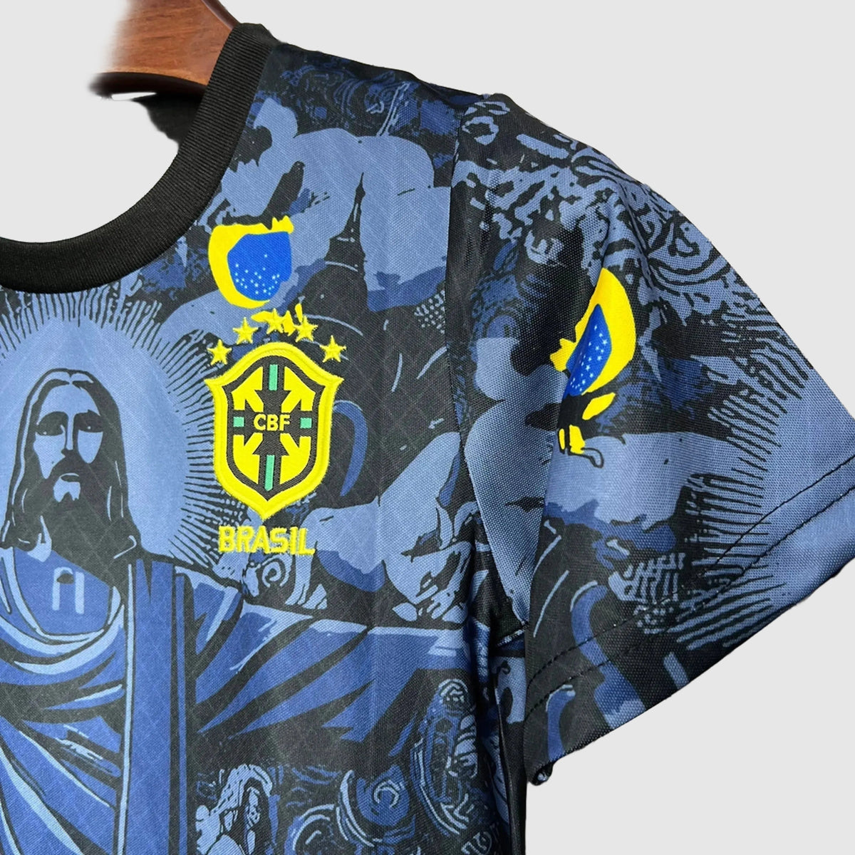 Kit Infantil Brasil Cristo Redentor Edição Especial - Azul Estampa Cristo Redentor - foto 4