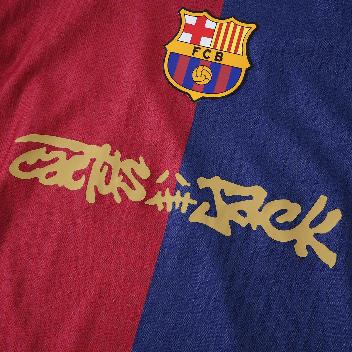 Camisa Barcelona I 24/25 Jogador - Logo Amarelo Grafite - foto 3