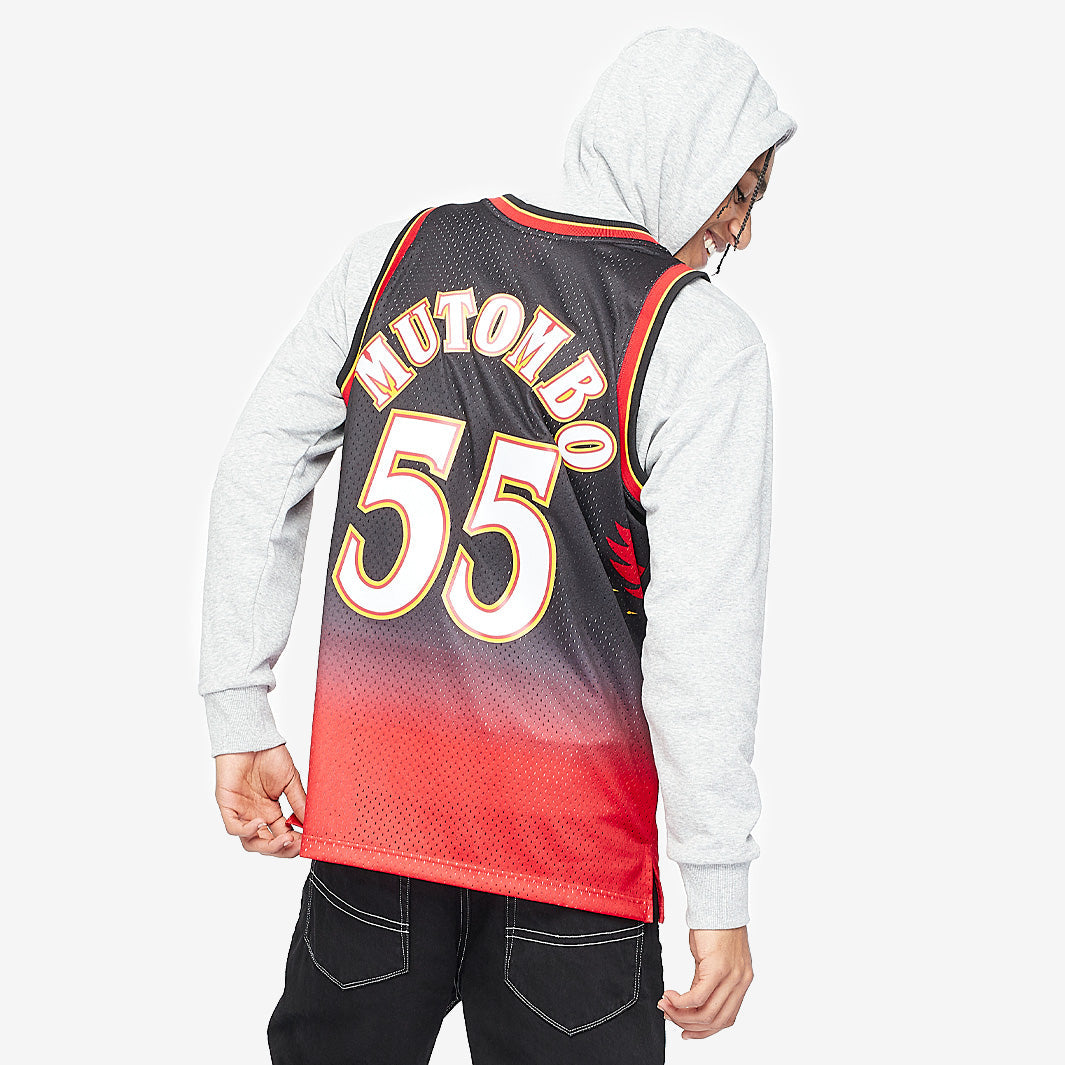Atlanta Hawks Dikembe Mutombo 96-97 Swingman Jersey - photo 3