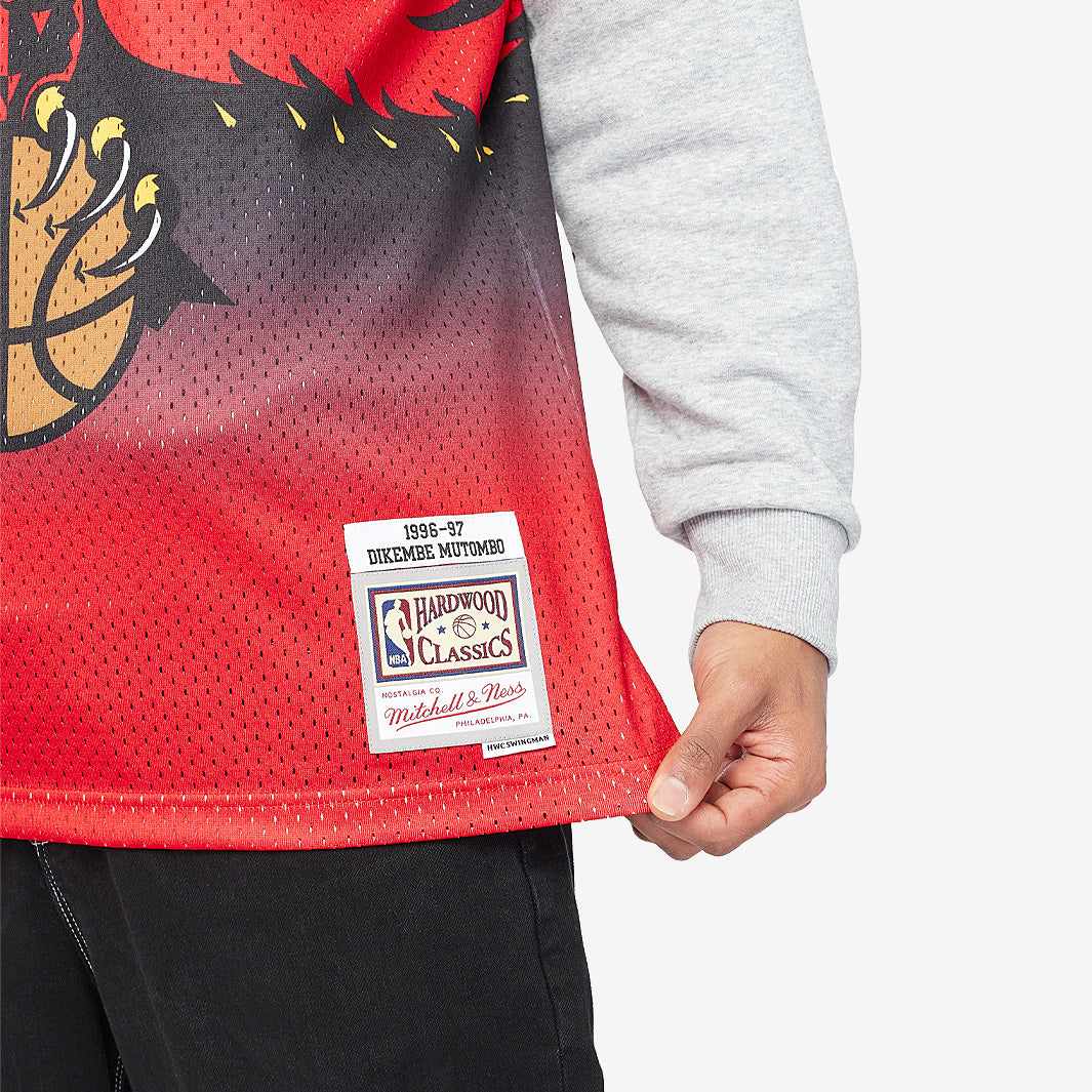 Atlanta Hawks Dikembe Mutombo 96-97 Swingman Jersey - photo 4