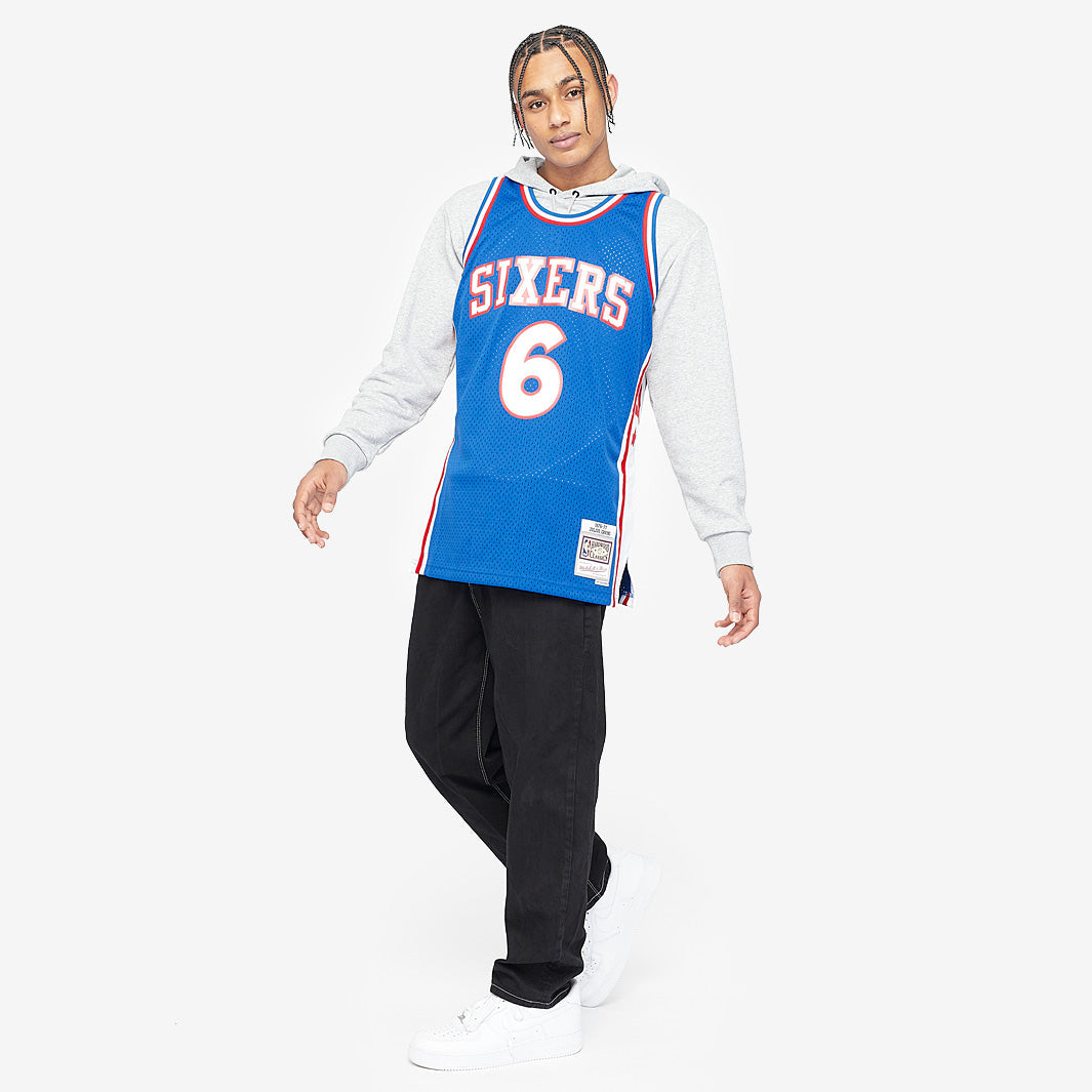 Philadelphia 76ers Julius Erving 76-77 Swingman Jersey - photo 2