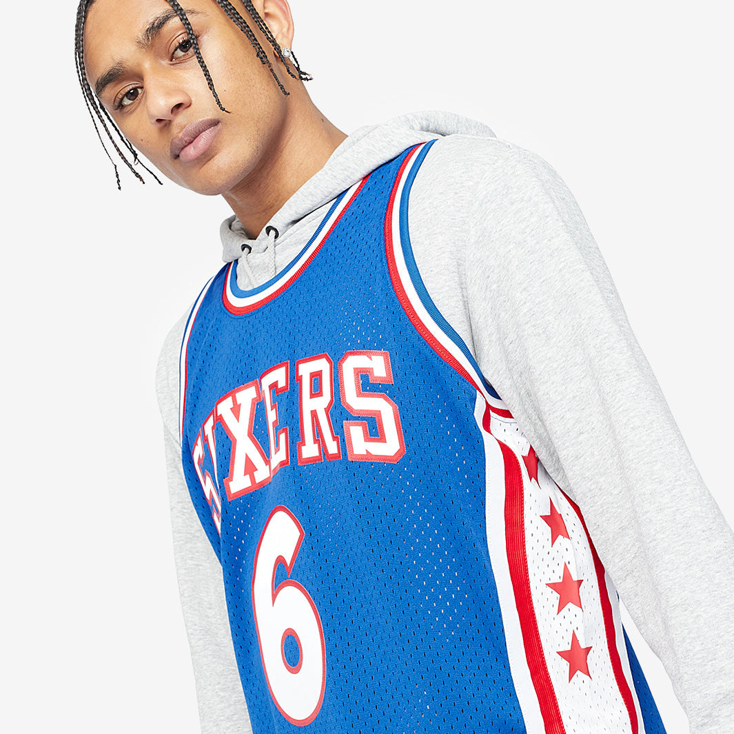 Philadelphia 76ers Julius Erving 76-77 Swingman Jersey - photo 4