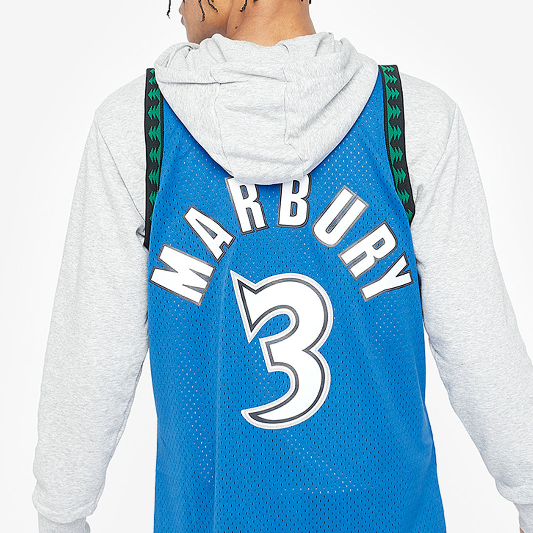 Minnesota Timberwolves Stephon Marbury 96-97 Swingman Jersey - photo 6
