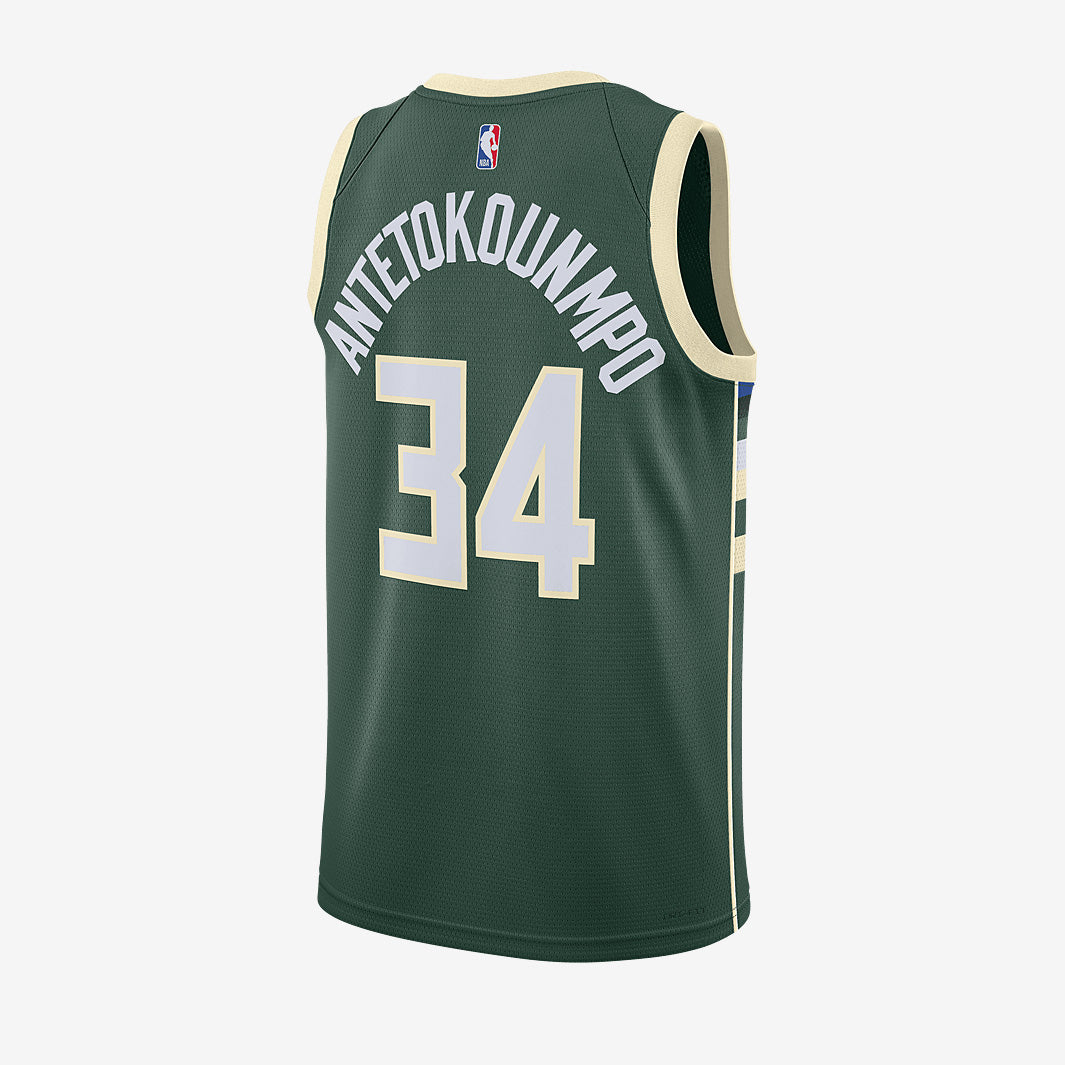 Milwaukee Bucks Giannis Antetokounmpo Dri-FIT Swingman 2022 Icon Jersey - photo 2
