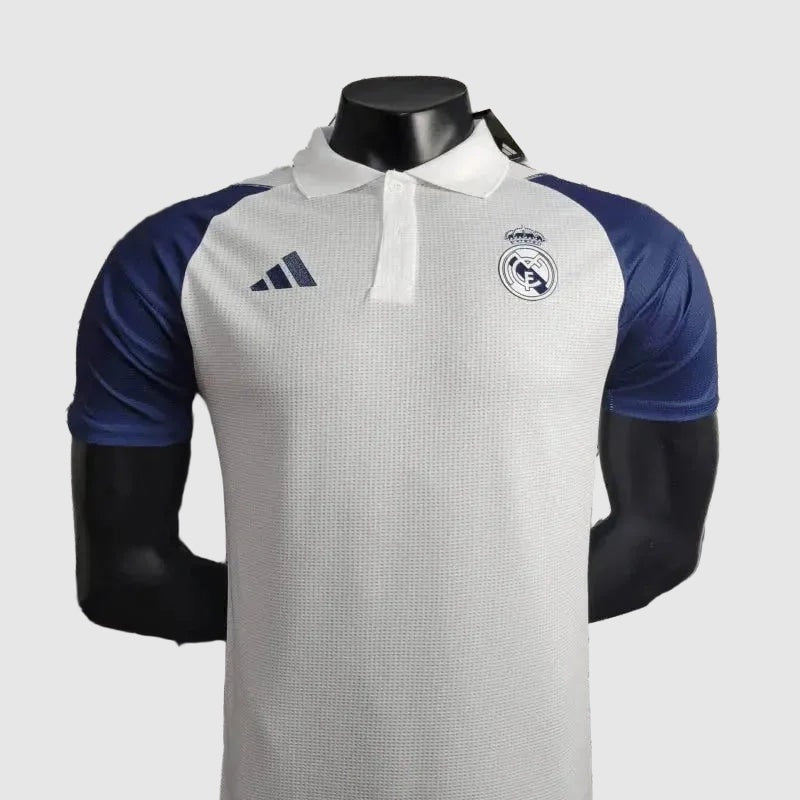 Real Madrid Training Jersey 2024/25 - White Navy Polo - photo 4