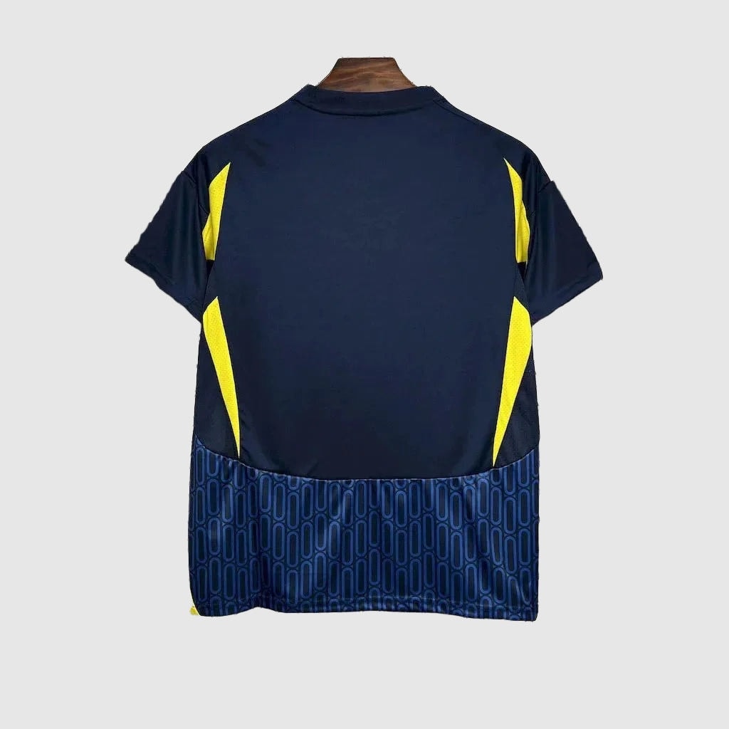 Camisa Al Nassr II 24/25 Torcedor - Azul-Marinho e Amarela - foto 2