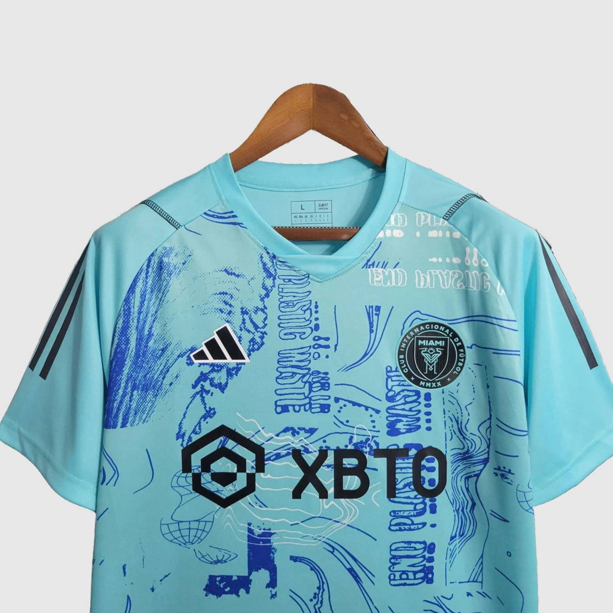 Camisa de Treino Inter Miami 23/24 - Azul-Celeste Estampa de Rabiscos - foto 2