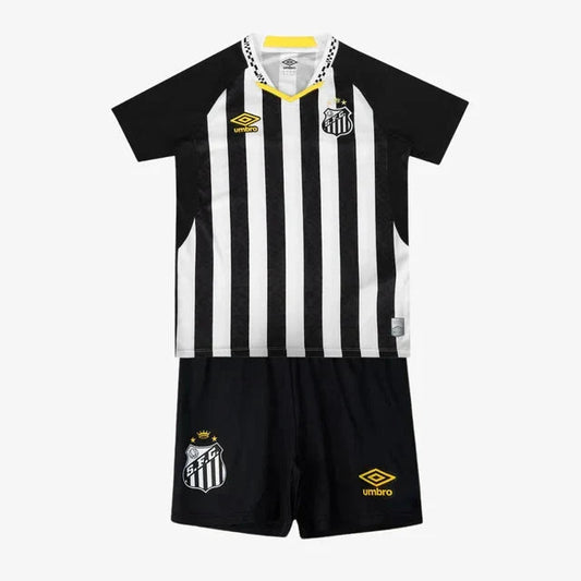 Santos Away Kids Kit 2025/26 - Clean Stripes