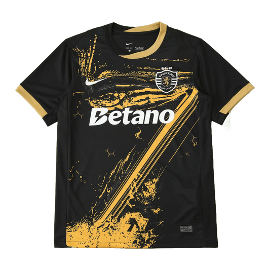 Sporting CP Away Jersey 2024/25 - Black And Gold
