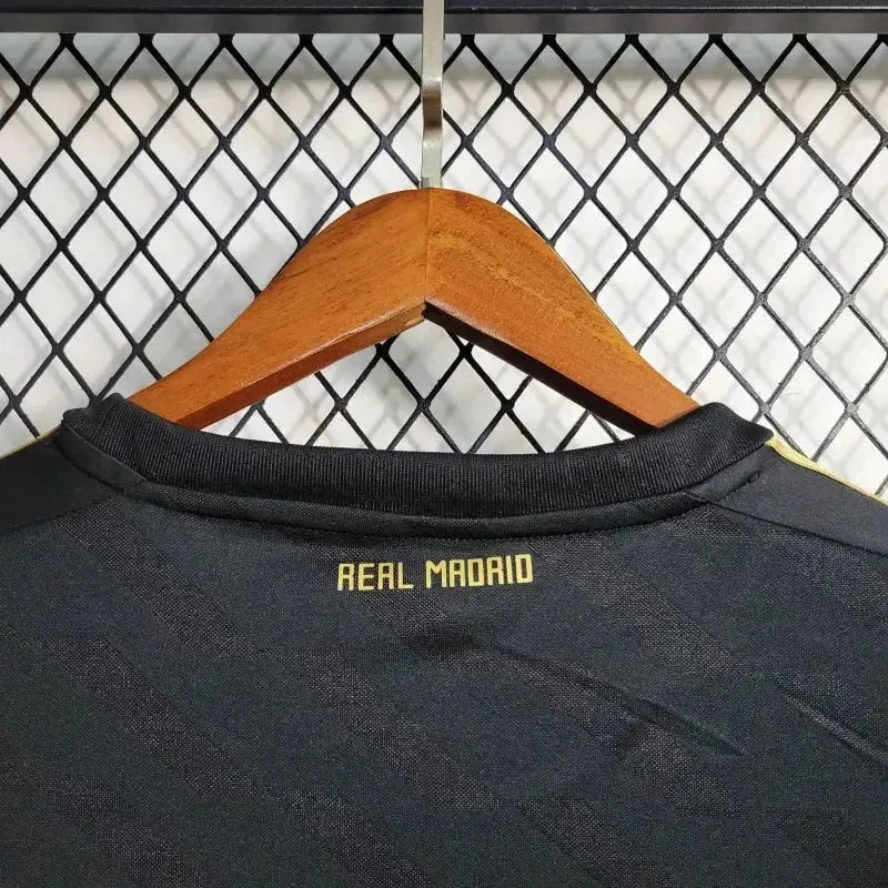 Real Madrid Retro Away Long Sleeve Jersey 2011/12 - Black And Gold - photo 10
