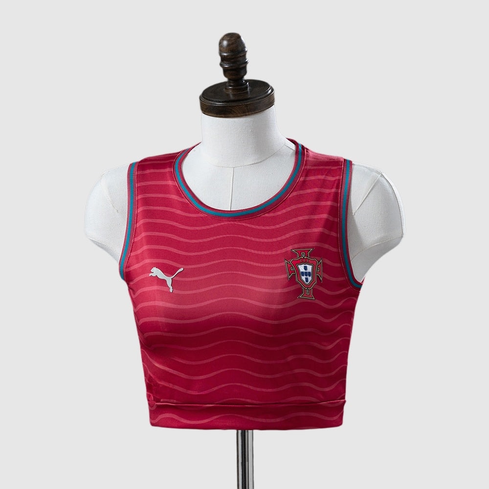 Portugal Home 2026/27 Women's Crop Tank Top